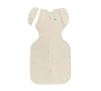 Love To Dream Swaddle 2 in 1 Transition Bag, L 8.5-11kg, Oat Twigs, 1.0T | Unzip & Remove The Wings To Turn It Into A Sleep Bag, Arms In or Out, For 20-24°C Room, Machine Washable Cotton, Double Zip