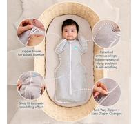 Love To Dream™ Swaddle UP™, 6-8.5 kg, Rose Lamb's Best Friend, Baby Sleep Sack, Snug Fit, Supports Healthy Sleep, 2.5 TOG for Cool Temp (16-20°C), Machine Washable Quilted Organic Cotton & Merino