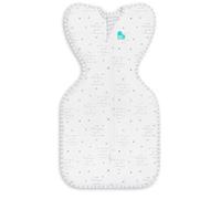 Love To Dream Swaddle UP, Baby Sleep Sack, Twin Zipper For Easy Diaper Changes, Arms UP Position, Hip-Healthy, Lightweight & Breathable, Sleeping Bag, Moderates Temps 24-27°C, 1-3M, You Are My White