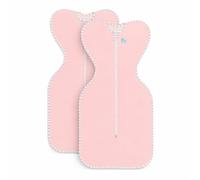 Love To Dream™ Swaddle UP™ Bundle - Newborn 2.2-3.8 kg & Small 3.5-6 kg, Pink, 1.0 Tog, Snug Fit, Double Zip, Machine Washable Cotton, Ideal for 20-24°C