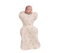 Love To Dream Swaddle Up, M 6-8.5kg, Dinosnore Cream, 1.0 Tog | Arms Up Swaddle Helps Baby Self-Soothe and Sleep Longer, Secure Fit Helps Calm Startle Reflex, Newborn Essentials