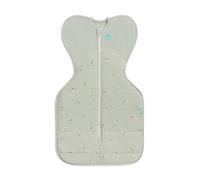 Love To Dream™ Swaddle UP™, Medium 6-8.5 kg - Cotton Bees Olive, Snug Fit, Supports Healthy Sleep Routine, 2.5 Tog for Cool Temps (16-20°C), Machine Washable Stretch Cotton, 2 Zips, Easy Nappy Change