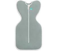 Love To Dream™ Swaddle UP™, Medium 6-8.5 kg - Deep Olive, Snug Fit, Supports Healthy Sleep Routine, 1.0 Tog - Ideal for 20-24°C Temperature, Machine Washable Cotton & Double Zip for Easy Nappy Changes