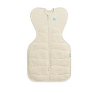 Love To Dream™ Swaddle UP™, Medium 6-8.5 kg - Oatmeal | Snug Fit, Supports Healthy Sleep Routine | 3.5 Tog Ideal for Winter & Autumn (14-16°C) | Machine Washable Quilted Stretch Cotton & Double Zip