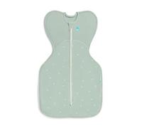 Love To Dream™ Swaddle UP™, Medium 6-8.5 kg, Olive Twigs, Snug Fit, Supports Healthy Sleep Routine | 1.5 TOG Ideal for All-Year Use (18-22°C) | Machine Washable Cotton & Double Zip