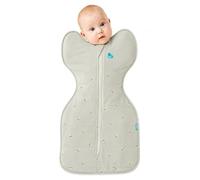 Love To Dream Swaddle Up, NB 2.2-3.8kg, Cotton Bees Olive, 2.5 Tog