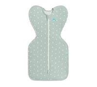 Love To Dream™ Swaddle UP™, Newborn 2.2-3.8 kg - Moon Olive, Snug Fit, Supports Healthy Sleep Routine, 1.0 Tog For 20-24°C Temperatures, Machine Washable Stretch Cotton, 2 Zips for Easy Nappy Change