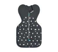 Love To Dream™ Swaddle UP™, Newborn 2.2-3.8kg - Lamb's Best Friend Charcoal | Snug Fit, Supports Healthy Sleep | 2.5 Tog Ideal for Winter & Autumn (16-20°C) | Organic Cotton & Wool, Machine Washable