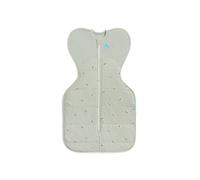 Love To Dream™ Swaddle UP™, Newborn 2.2-3.8 kg - Cotton Bees Olive, Snug Fit, Support Healthy Sleep Routine, 2.5 Tog for Cool Temp (16-20°C), Machine Washable Stretch Cotton, 2 Zips, Easy Nappy Change