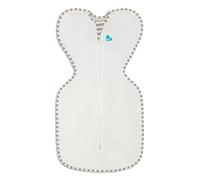 Love to Dream Swaddle UP Organic, 1.0 TOG Newborn Swaddle Blanket, Small 3kg-6kg, Cream