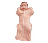 Love To Dream™ Swaddle UP™, Medium 3.5-6 kg - Blush | Snug Fit, Supports Healthy Sleep Routine | 0.2 Tog Ideal for Spring & Summer (24-27°C) | Machine Washable Cotton & Double Zip