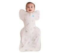 Love To Dream™ Swaddle UP™, Small 3.5-6 kg - Cloud Bunnies, Snug Fit, Supports Healthy Sleep Routine, 1.0 Tog For 20-24°C Temperatures, Machine Washable Stretch Cotton, 2 Zips for Easy Nappy Change