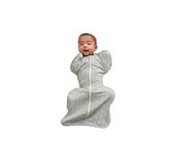 Love To Dream™ Swaddle UP™, Small 3.5-6 kg - Moon Olive, Snug Fit, Supports Healthy Sleep Routine, 1.0 Tog For 20-24°C Temperatures, Machine Washable Stretch Cotton, 2 Zips for Easy Nappy Change