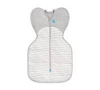 Love To Dream™ Swaddle UP™, Small 3.5-6 kg - White Dreamer | Snug Fit, Supports Healthy Sleep Routine | 2.5 Tog Ideal for Winter & Autumn (16-20°C) | Machine Washable Cotton & Double Zip