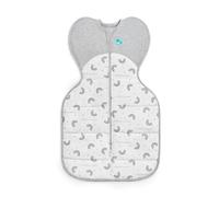 Love To Dream Swaddle Up, Small 3.5-6 kg, White Rainbow, 2.5 TOG - Ideal for 16-20°C Temperatures, Snug Fit Supports Good Sleep, Machine Washable & Double Zip for Easy Nappy Change