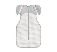 Love To Dream Swaddle Up Transition Bag Large 8.5-11 kg, White, Snug Fit, Zip-Off Wings, 2.5 Tog Suitable for Cooler Temperature (16-20°C), Machine Washable & Double Zip for Easy Nappy Change