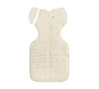 Love To Dream™ Swaddle UP™ Transition Bag, Large 8.5-11kg - Oatmeal | Extra Warm, Snug Fit with Zip-Off Wings | 3.5 Tog Ideal for Winter & Autumn (14-16°C) | Machine Washable Cotton & Double Zip