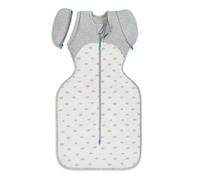 Love To Dream Swaddle Up Transition Bag, Medium 6-8.5 kg - Mini Cloud | Snug Fit with Patented Zip-Off Wings | 1.5 Tog Ideal for All-Year Use (18-22°C) | Machine Washable & Double Zip