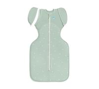Love To Dream Swaddle Up Transition Bag, Medium 6-8.5 kg, Olive Twigs, Snug Fit with Patented Zip-Off Wings | 1.5 TOG Ideal for All-Year Use (18-22°C) | Machine Washable & Double Zip
