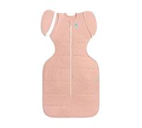 Love To Dream™ Swaddle UP™ Transition Bag, Medium 6-8.5 kg, Pebbles Rose, Snug Fit, Zip-Off Wings, 2.5 Tog For Cool Temps (16-20°C), Machine Washable Quilted Stretch Cotton, 2 Zips, Easy Nappy Change