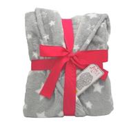 Love to Laze Ladies Grey Luxury Fleece Dressing Gown