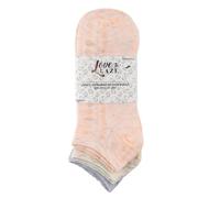 Love To Laze Ladies Jacquard Design Socks 3 Pk Size 4-7 Assorted Styles