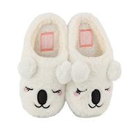 Love to Laze Ladies White Koala Bear Slippers