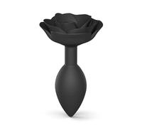 Love to Love Open Roses Plug anal Noir Silicium 1 pièce(s)