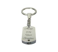 Love to Treasure Always in My Heart Grandma Urn Keyring - Memorial Ash Keepsake - Cremation Jewellery