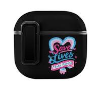 Love Trans People Hard Shell Case Skin Accessories Cover with Secure Lock Clip Compatible with AirPods 4
