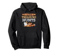 Love Treasure Hunts Hunter Treasures Hunting Treasure Hunt Pullover Hoodie