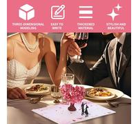 Love Tree Pop Up Anniversary Card, Couple Dancing 3D Pop Up