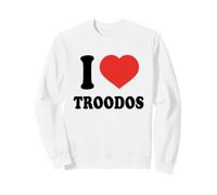 Love Troodos Heart Cyprus, Platres Waterfall Mountain Break Sweatshirt
