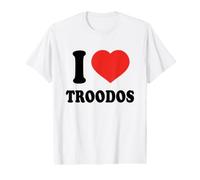 Love Troodos Heart Cyprus, Platres Waterfall Mountain Break Value Graphic T-Shirt