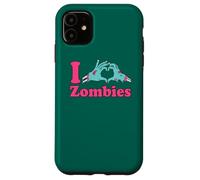 Love Undead Funny Horror Party: I Heart Zombies Case for iPhone 11