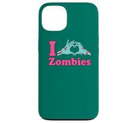 Love Undead Funny Horror Party: I Heart Zombies Case for iPhone 13
