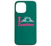 Love Undead Funny Horror Party: I Heart Zombies Case for iPhone 13 Pro Max
