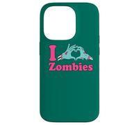 Love Undead Funny Horror Party: I Heart Zombies Case for iPhone 14 Pro