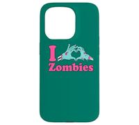 Love Undead Funny Horror Party: I Heart Zombies Case for iPhone 15 Pro