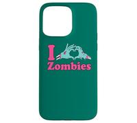 Love Undead Funny Horror Party: I Heart Zombies Case for iPhone 15 Pro Max