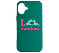 Love Undead Funny Horror Party: I Heart Zombies Case for iPhone 16 Plus