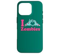 Love Undead Funny Horror Party: I Heart Zombies Case for iPhone 16 Pro