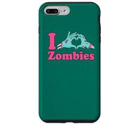 Love Undead Funny Horror Party: I Heart Zombies Case for iPhone 7 Plus/8 Plus