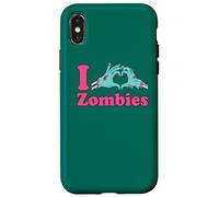 Love Undead Funny Horror Party: I Heart Zombies Case for iPhone X/XS