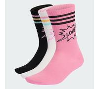 LOVE UNITES CREW SOCKS 3 PAIRS