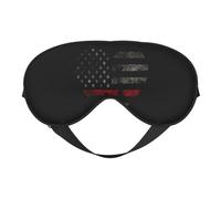 Love Vintage American Flag 14 Love Vintage American Flag Sleep Masks Adjustable Strap Soft Eye Mask for Women Men Travel Work Home