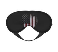 Love Vintage American Flag 3 Love Vintage American Flag Sleep Masks Adjustable Strap Soft Eye Mask for Women Men Travel Work Home