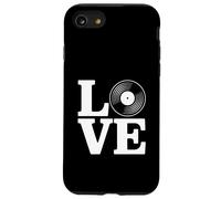 LOVE Vinyl Record Retro Analogue Music Design Case for iPhone SE (2020) / 7/8