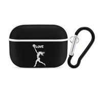 Love Volleyball Printed Bluetooth Earbuds Case Colorful Wireless Headphones Covers Compatible With AirPods Pro 2