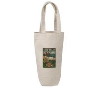 'Love Wales' Cotton Wine Bottle Gift/Travel Bag (BL00041878)